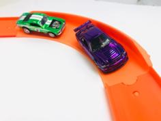 90 Degree Turn For Hotwheels Tracks 3D Printer Model