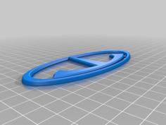 Front/rear Logo For Your LADA 3D Printer Model