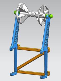 Anet A8 Spool Holder & Brace 3D Printer Model