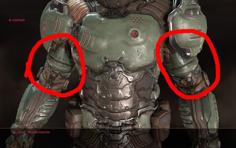 DOOM Slayer Biceps Armor For Cosplay 3D Printer Model