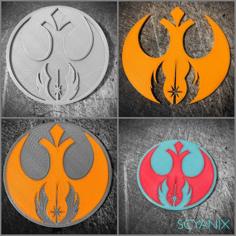 Star Wars Drink Coaster 3D Printer Model