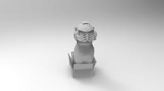 Space Marine Cat 3D Printer Model