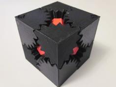 Customizable Cube Gears 3D Printer Model