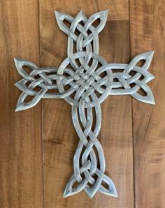 Intertwined Cross 3D Printer Model