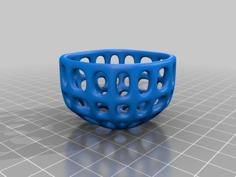 Small Round Wire Basket (Smoothed) 3D Printer Model