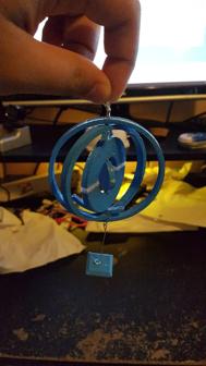 Pokemon Go Pokestop Pendant 3D Printer Model