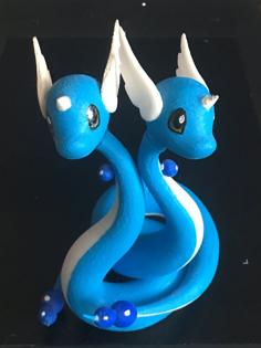 Two Dragonair Parted 3D Printer Model