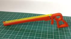 Simple Rubber Band Gun 3D Printer Model