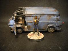 Fallout 4 Vaultec Van Resized 3D Printer Model