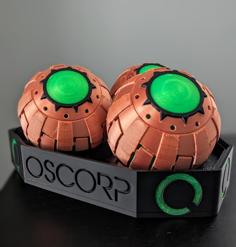 Green Goblin Pumpkin Bombs 3D Printer Model