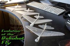 Bukobot Fly – 1 Piece Printable Glider That Flies! 3D Printer Model