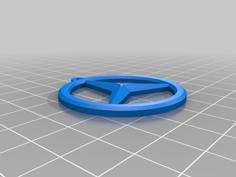 Mercedes Keychain 3D Printer Model