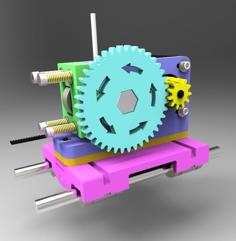 Smith’s Easy Extruder / X Carriage 3D Printer Model