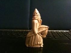 Lewis Chessmen – Knight 3D Printer Model