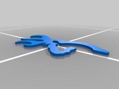 Browning Key Chain 3D Printer Model