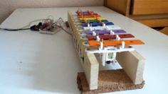 USB Xylophone 3D Printer Model