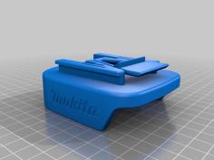 18v Makita Battery To Ozito/Einhell Tool Adapter 3D Printer Model