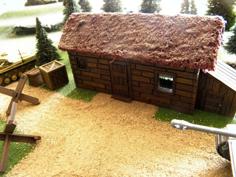 Wargame: Farm House 3D Printer Model