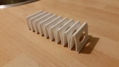 Knife Rack Waveform 3D Printer Model