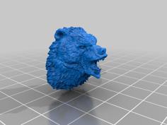 Bear Head 3D Printer Model