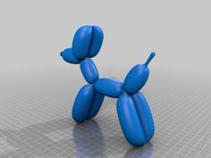 Balloon Dog Smooth High Poly 3D Printer Model