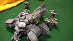 Siege Tank 28mm (UD4/4) 3D Printer Model