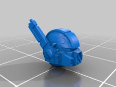 Gue’Ron’Vesa – Techmarine Upgrade Kit – Helmets 3D Printer Model