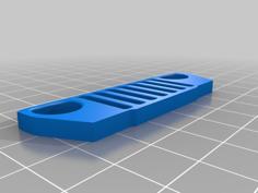 JEEP Wrangler TJ Grill Keychain 3D Printer Model