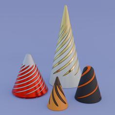 Another Spiral Cone – Parametric (.f3d) 3D Printer Model