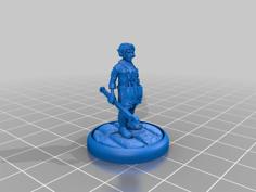 Rock Gnome With Base 3D Printer Model