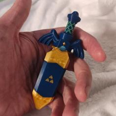 New Master Sword Fidget Toy – 4 Magnet Version 3D Printer Model