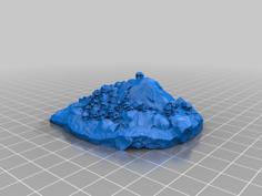 Skull Mound And Rocks (Wargame Terrain) 3D Printer Model