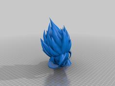 SSJ Goku Bust 3D Printer Model