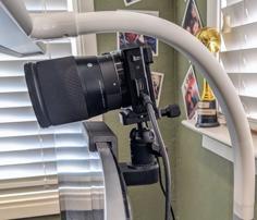 DSLR As A Webcam: Monitor Mount 3D Printer Model