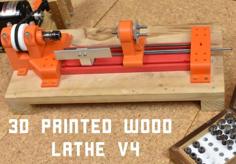 Wood Lathe Version 4 3D Printer Model