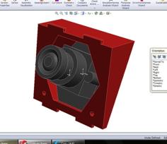 ZMR FPV Camera 20* Mount 3D Printer Model