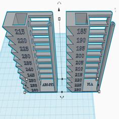 Standard Temp Tower Hot To Cold 3D Printer Model