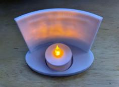 Tealight Base For Lithophane 3D Printer Model