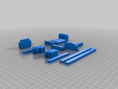 Mini Rubber Band Vise 3D Printer Model