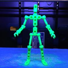 ModiBot Mo Poseable Figure Kit 3D Printer Model