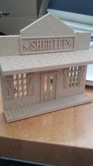 Western Sheriff Office 3D Printer Model