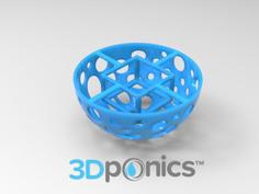 Grow Media Basket V1 – 3Dponics Drip Hydroponics 3D Printer Model