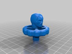 Deadpool Extruder Knob 3D Printer Model