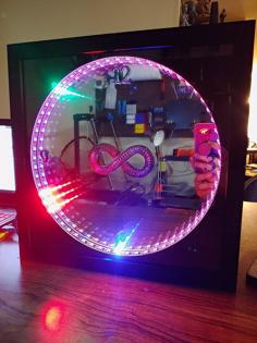 Infinity Mirror Clock (Remix) 3D Printer Model