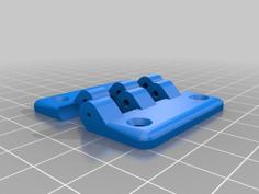 Hinges For Acrylic Doors For Makerbot Replcator 2 / 2X, Flashforge Creator Metal, And Similar Style 3D Printers 3D Printer Model