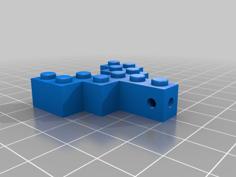 Building Block: Key Holder Letter Y 3D Printer Model