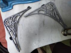 Art Nouveau Shelf Bracket – Alfons Mucha Biscuits Lefèvre-Utile 3D Printer Model