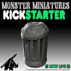 Garbage Can – KICKSTARTER Is LIVE! 3D Printer Model