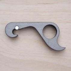 One Handed Bottle Opener 3D Printer Model