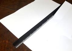 Straight-edge Ruler For Tearing Paper 3D Printer Model